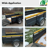 2 Sided Tailgate Utility Trailer Gate & Ramp Lift Assist System 350 Pounds
