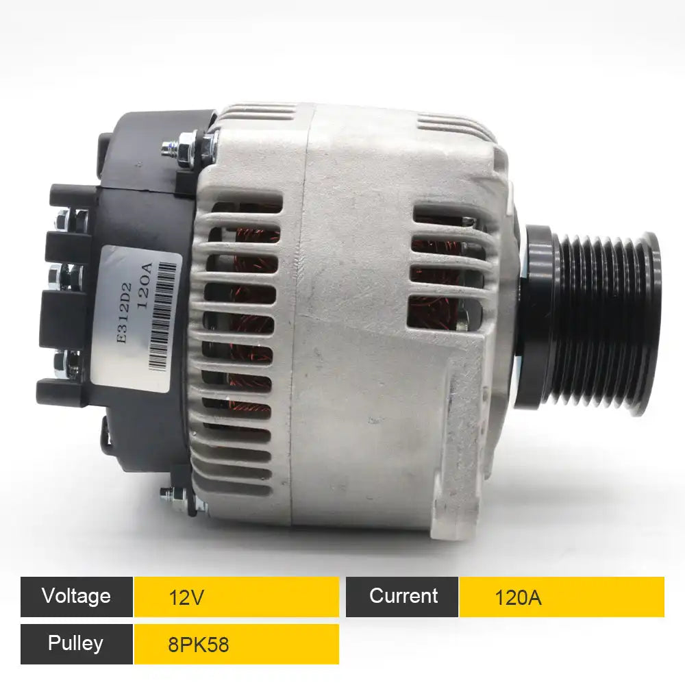 12V 120A Alternator 305-3661 for Caterpillar CAT Skid Steer Loader 247B 257B 216B