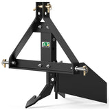 Middle Buster for Category 1, 3 Point Quick Hitch Tractors, Heavy Duty Steel Furrowing Plow