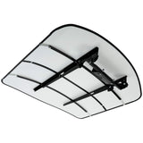 White Tractor Canopy Compatible with All ROPS 48-3/8" X 48-3/8" Equipped Tractors and Mowers with a 2" x 2" or 2" x 3" ROPS (Will Add About 4" to The Height of The Tractor)