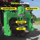 3000lBS 3 Point Quick Hitch with 2" Receiver Hitch & 5 Level Adjustable Bolt Green