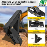 18" Backhoe Thumb 1/2" Steel Plate Excavator Universal Claw for Tractor