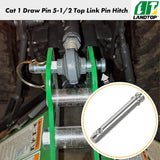 4 Pack S07070200 Cat 1 Top Link Pin 3/4 in Dia Pin 5-1/2 Top Link Pin Hitch Pin Accessories for Tractors