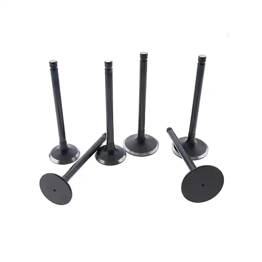 6 Pcs Intake Valve 6221-41-4110 for Komatsu Engine S6D108-1B S6D108-1B S6D108-1F-6 S6D108-1F in USA