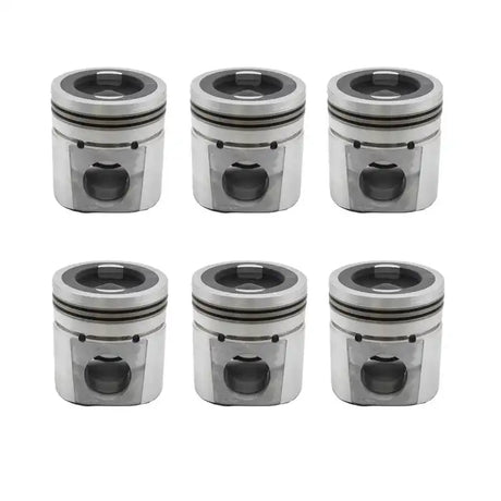 6 Pcs Piston 3948465 for Cummins 6BT ISB QSB 5.9L