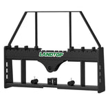 3000lbs 45" Pallet Forks Frame Attachment With Head Rack & 2 Inch Receiver Hitch & Spear Sleeves