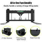 4000lbs Pallet Fork Attachment With 45" Pallet Fork Frame & 48" Pallet Fork Blades