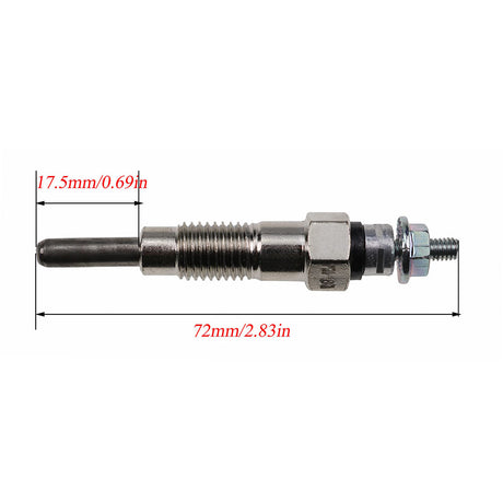 Glow Plug M87919 for John Deere Tractor 332 430 455 655 755 855 F925 F935 X495