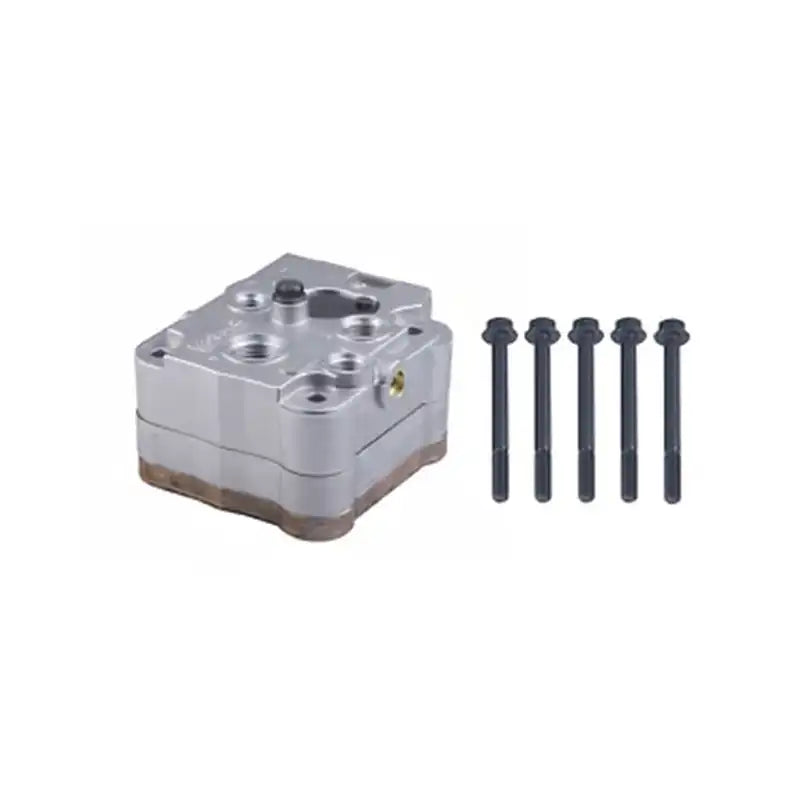 Air Brake Compressor Cylinder Head With Plate Kit for Detroit Navistar