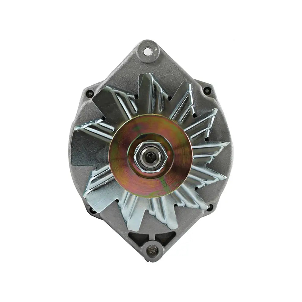 Alternator ADR0173 1-Wire w 1/2 Inch Pulley Compatible With John Deere Case /63 Amp 12 Volt CW Tractor Generator