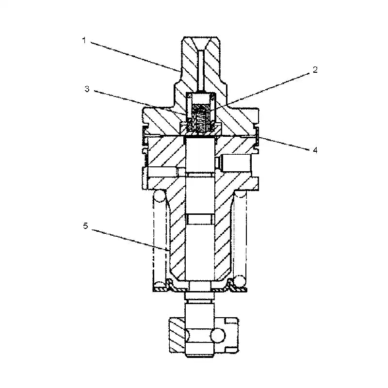 Check Valve 1W-6987 For Caterpillar Wheel Tractor Scraper 657EPP 627F 615 657E