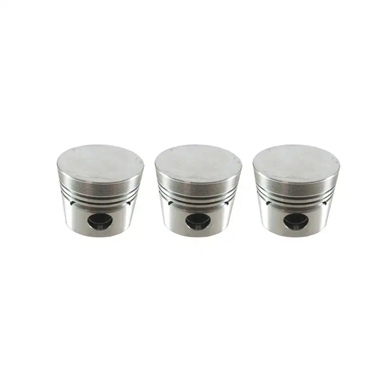 3Pcs Piston 15532-21110 for Kubota Engine D950 Tractor B1750D B2150D