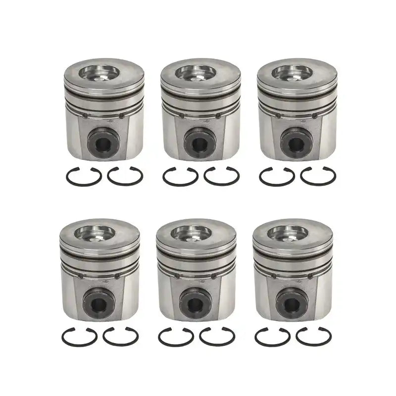 6 Pcs Piston 3926632 for Cummins Engine B3.9L 4B 4BT 4BTA 4BTAA B5.9L 6B 6BT 6BTA 6BTAA in USA