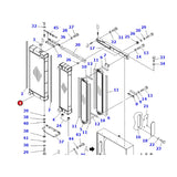 Water Tank Engine Radiator 423-03-41310 for Komatsu Wheel Loader WA380-6